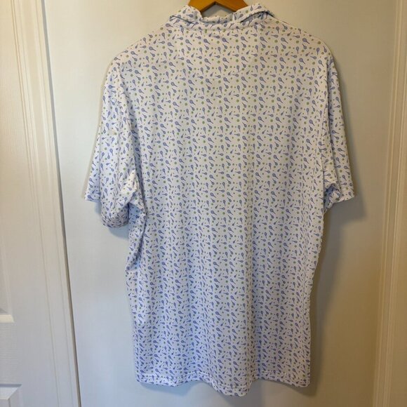 Tailor Byrd Tailorbyrd Polo Style T-Shirt NWT Tennis Racket Ball Pickle Size XL - Picture 10 of 10